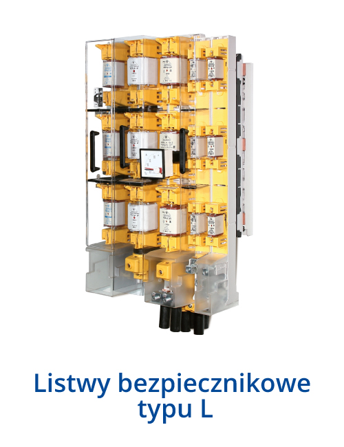Listwy bezpiecznikowe typu L