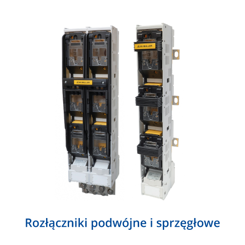 Rozłączniki listwowe typu SL podwójne i sprzęgłowe