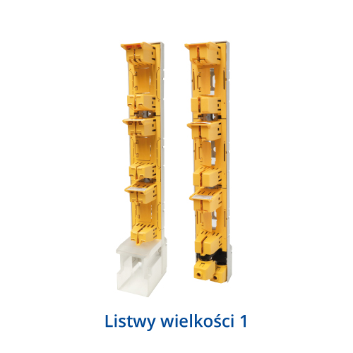 Listwy bezpiecznikowe wielkości 1