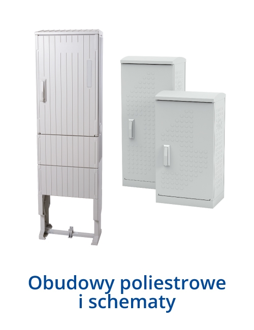 Obudowy poliestrowe i schematy