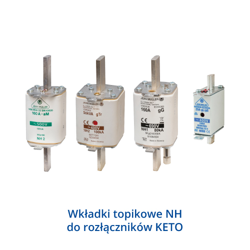 Rozłącznik skrzynkowe KETO do montażu na szynach 100mm